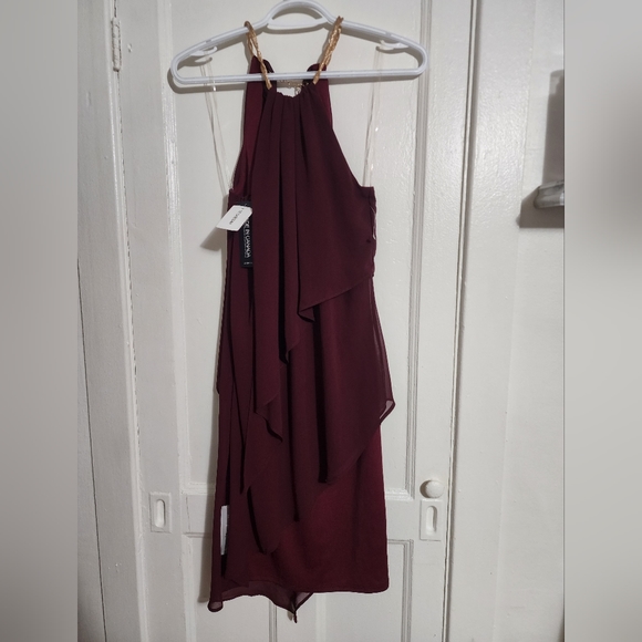 Le chateau, size small, wine colored dress, NWT - Picture 1 of 5